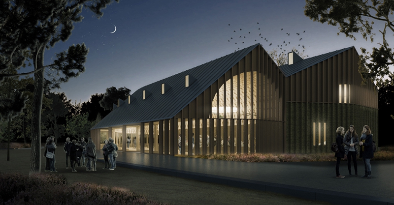 Nieuwbouw 'Centrumgebouw' voor het Nationale Park De Hoge Veluwe
