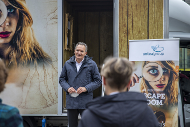 Rijdende escaperoom Antea Group gaat ingenieursvak promoten