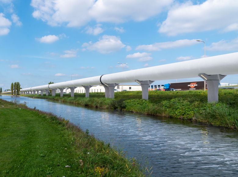 Hyperloop pre haalbaarheidsstudie voor de drukste goederencorridor van Nederland