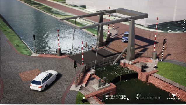 Virtual Engineering: renovatie sluis en brug Stokersverlaat