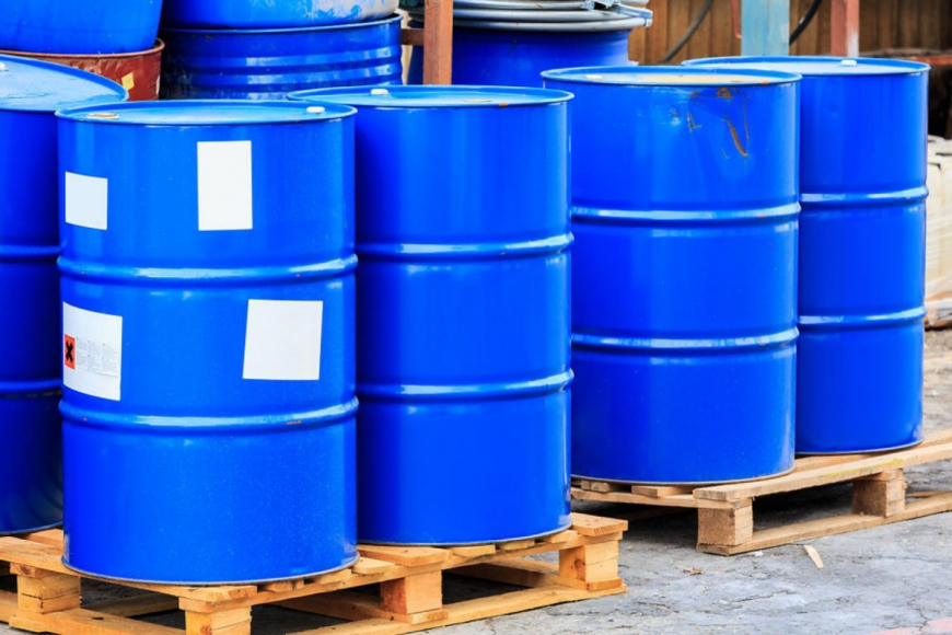 Blue Oil Drums