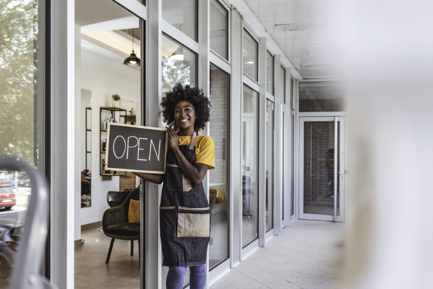 Female Small Business owner