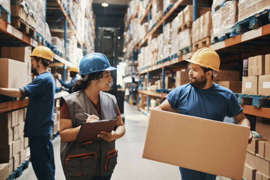 Workers in Warehouse