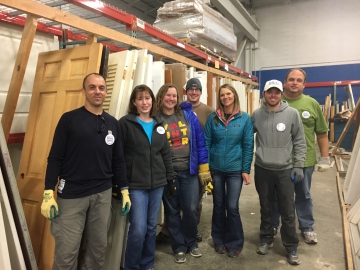 Antea Group Employees at Habitat for Humanity
