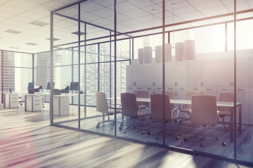 Meeting room in an office