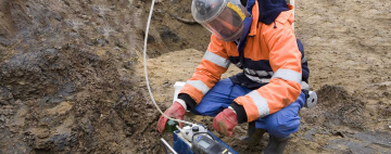 Surveillance pour un chantier SNPE de réhabilitation de sols pollués