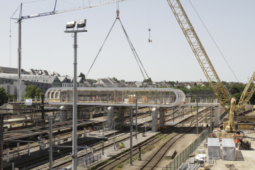 Construction d'une passerelle piétonne - Pôle Gare de Chartres