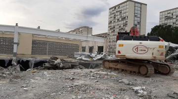 Maîtrise d’œuvre de démolition désamiantage de l’ancien Carrefour Market Pissevin à Nîmes